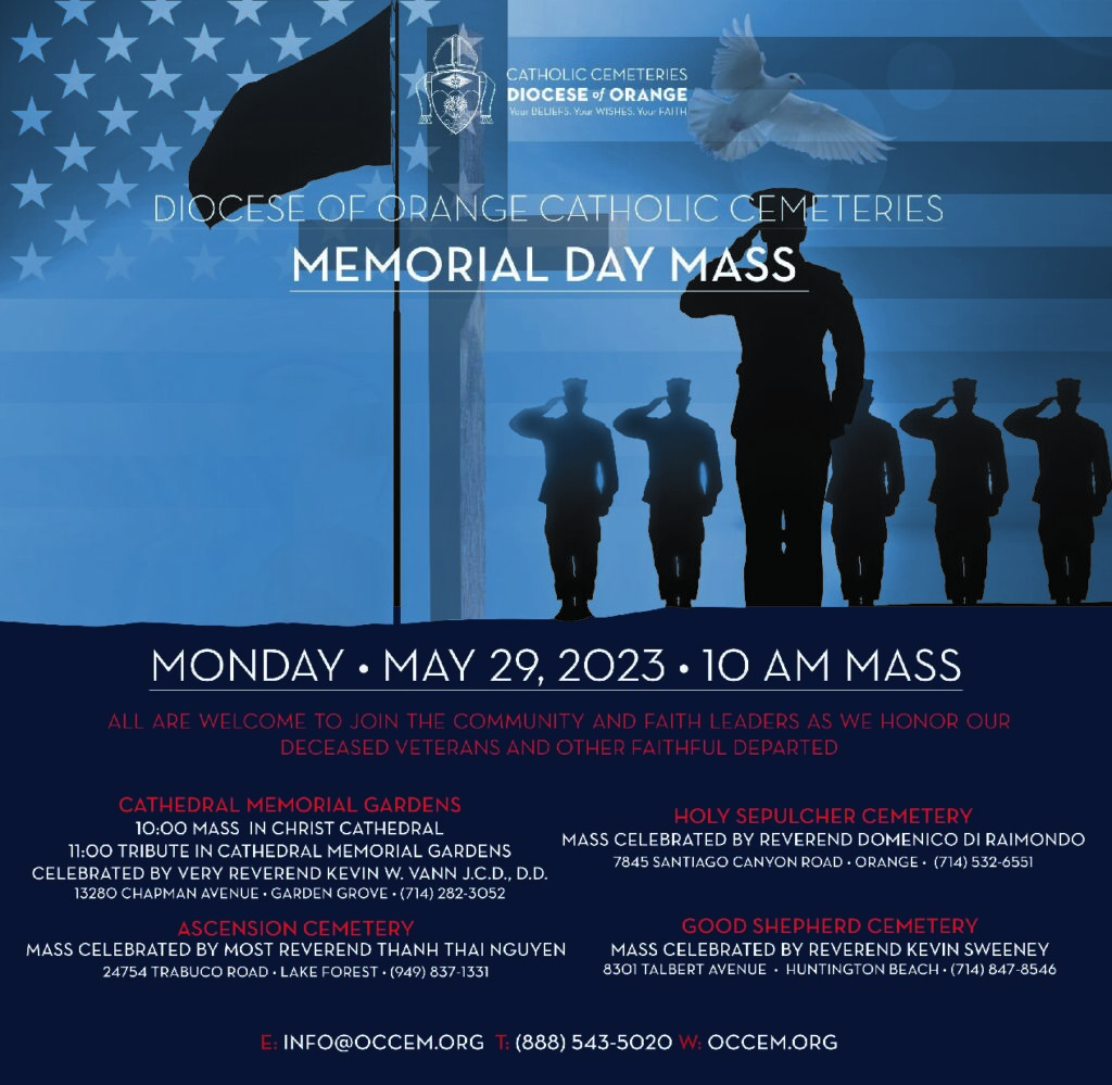 Diocese of Orange Catholic Cemeteries Memorial Day Mass