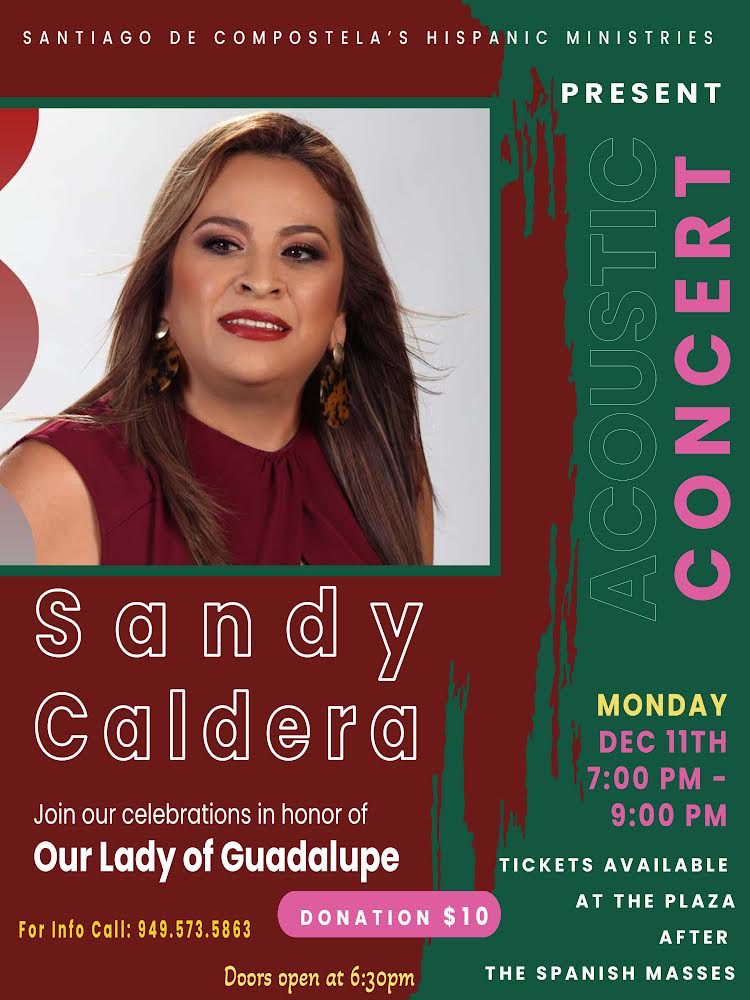 Sandy Caldera Acoustic Concert: Monday Dec. 11