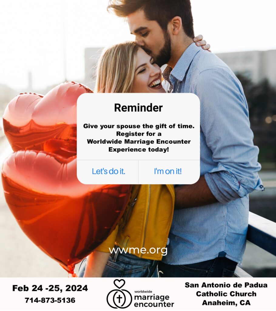 Worldwide Marriage Encounter Weekend Experience