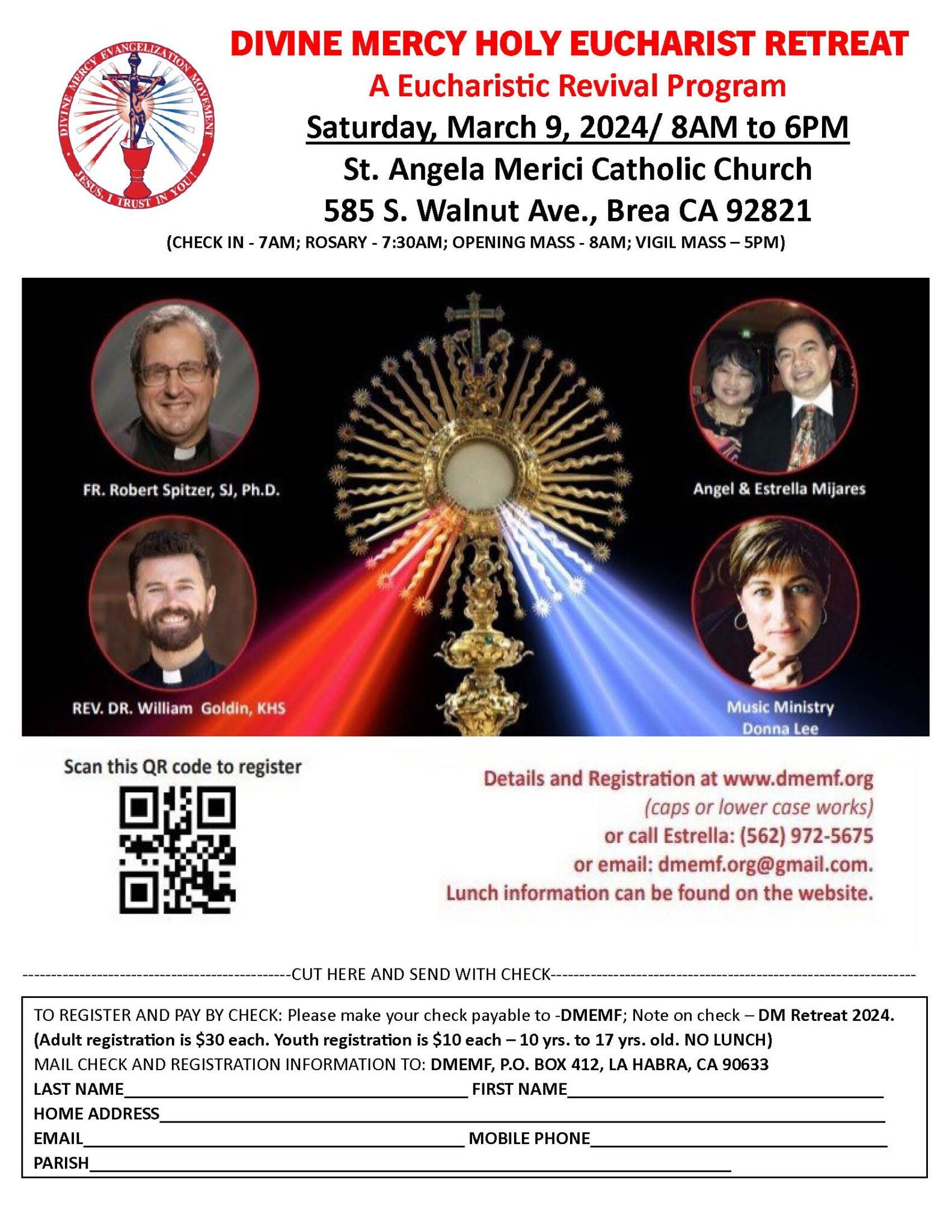 LATEST DIVINE MERCY RETREAT 2024 FLYER